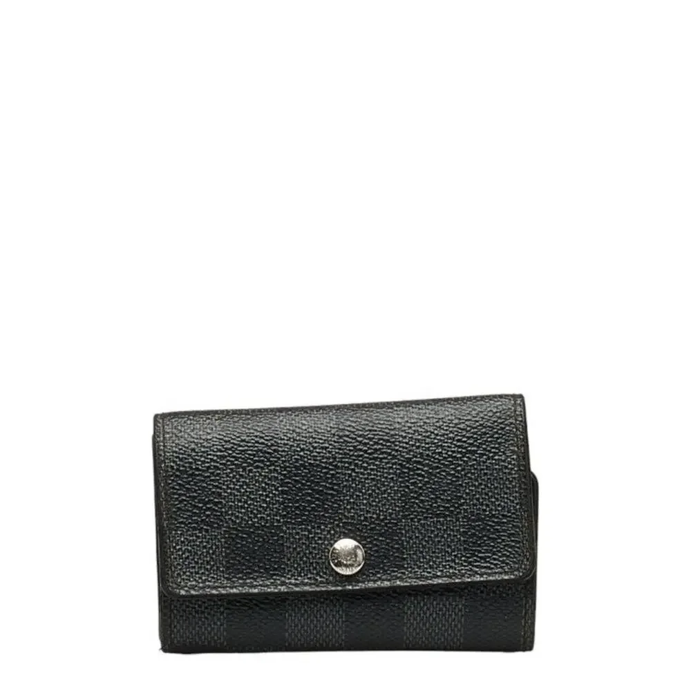Louis Vuitton Damier Graphite Multicles 6 Key Case Black